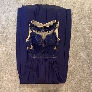 Sherri Hill Illusion Lace Dress